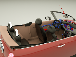 mini coop octanerenderc4d ultrahighquality Modèle 3D