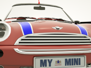 mini coop octanerenderc4d ultrahighquality Modèle 3D