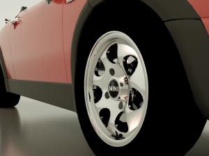 mini coop octanerenderc4d ultrahighquality Modèle 3D