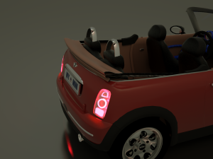 mini coop octanerenderc4d ultrahighquality Modèle 3D
