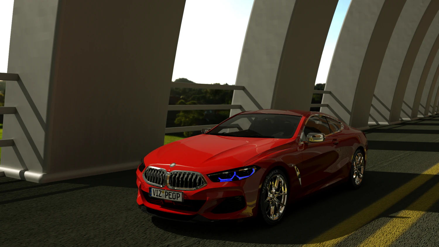 850i highpoly 4k textures 3D Model .c4d .max .obj .3ds .fbx .stl .blend 
