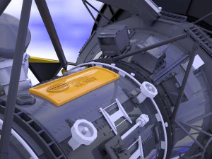 space satellite realistic model 3D Model