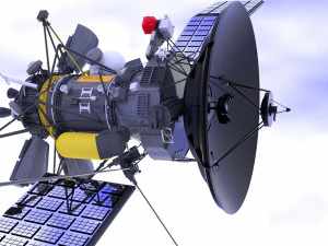 space satellite realistic model 3D Model