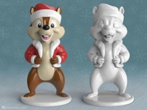 ardilla listada Modelo de impresión 3D