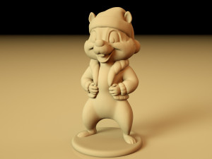 chipmunk 3D-printmodel