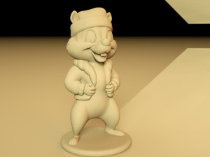 chipmunk 3D-printmodel