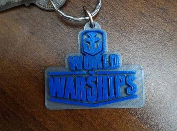 world of warships logo 3D 打印模型 .c4d .max .obj .3ds .fbx .stl .blend 