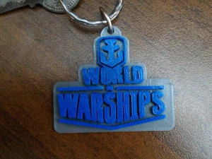 logo del mondo delle navi da guerra Modello di stampa 3D