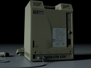 Macintosh 128k Modelo 3D