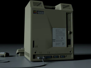 Macintosh 128k 3D Model
