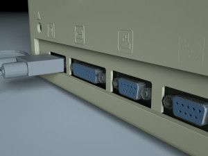 Macintosh 128k Modelo 3D