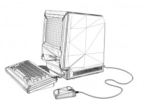 Macintosh 128k 3D Model