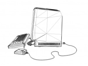 Macintosh 128k Modelo 3D