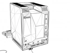Macintosh 128k 3D Model