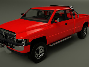 dodje ram car Model 3D