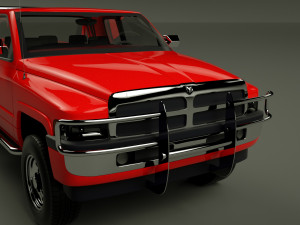 dodje ram car Model 3D