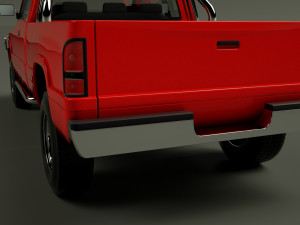 dodje ram car Model 3D
