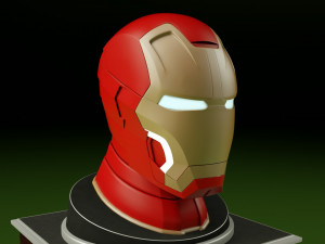 helm iron man 3D Model