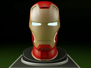 helm iron man 3D Model