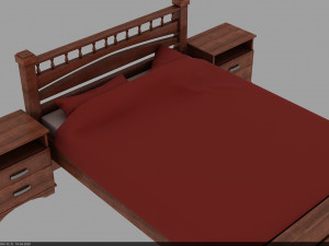 bed 3D मॉडल
