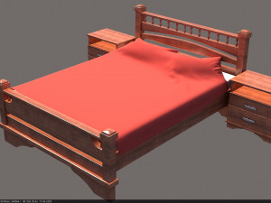bed 3D Model
