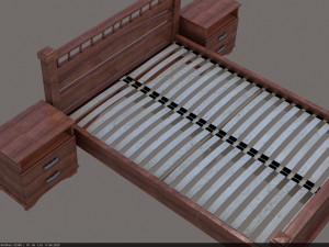 bed 3D Model