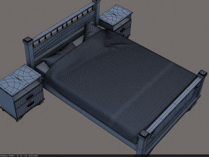 bed 3D Model