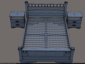 bed 3D Model