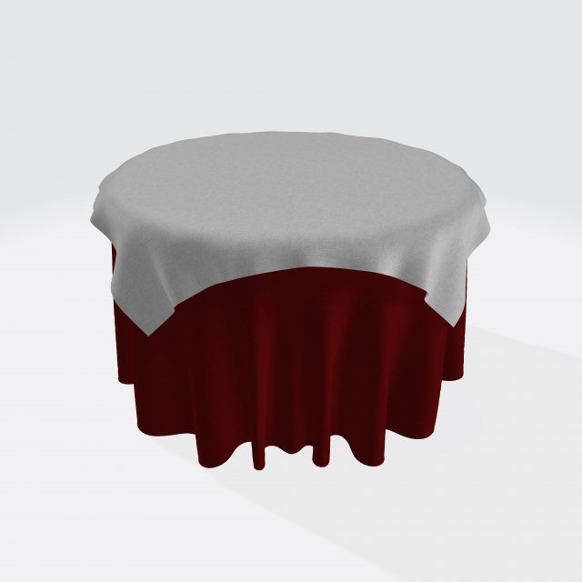 3d tablecloth 3D 模型 .c4d .max .obj .3ds .fbx .stl .blend 