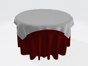 3d tablecloth 3D Model