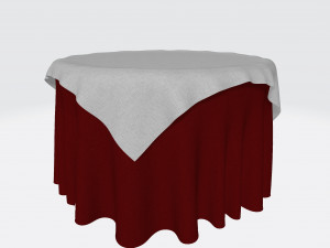 3d tablecloth 3D 模型