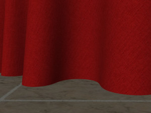 3d tablecloth 3D 模型