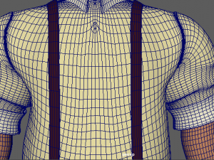 3d cartoon human character 3Dモデル