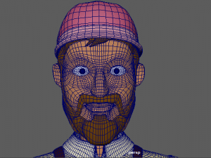 3d cartoon human character 3Dモデル
