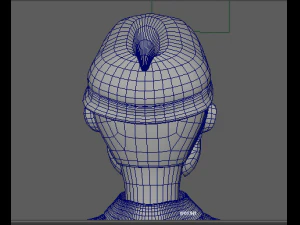 3d cartoon human character 3D Model