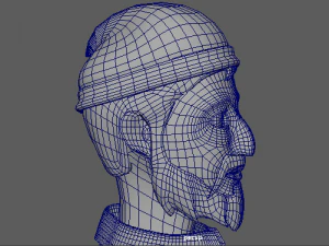 3d cartoon human character 3D Model