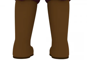 3d cartoon human character 3D Model
