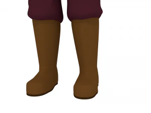 3d cartoon human character 3D Model