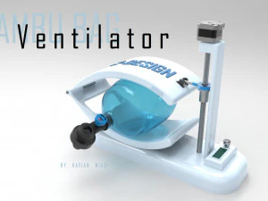 ambubag ventilator covid-19 crisis 3D Model