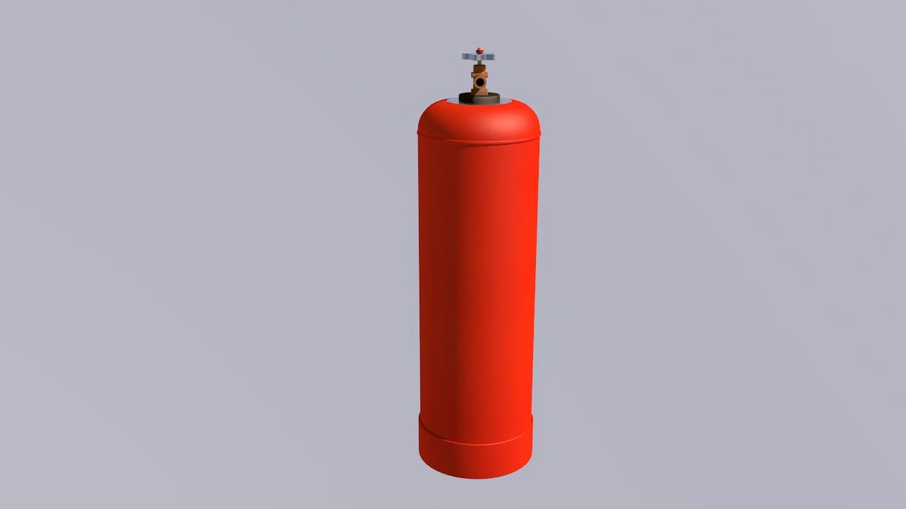 gas tank 3D Model .c4d .max .obj .3ds .fbx .stl .blend 