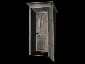 banheiro rural Modelo 3D