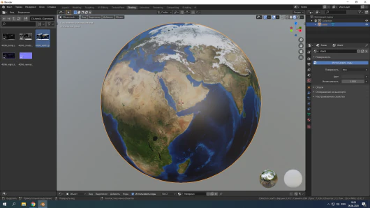 planet earth 3D Model .c4d .max .obj .3ds .fbx .stl .blend 