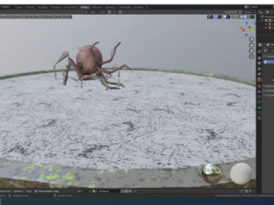 zombie head 3D Model