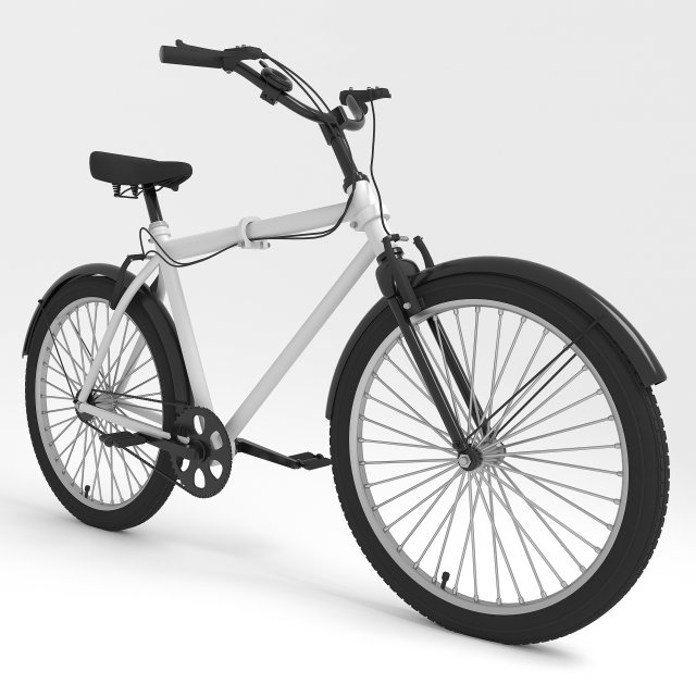 bicycle Model 3D .c4d .max .obj .3ds .fbx .stl .blend 
