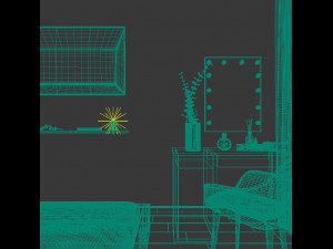 bedroom2 Modello 3D