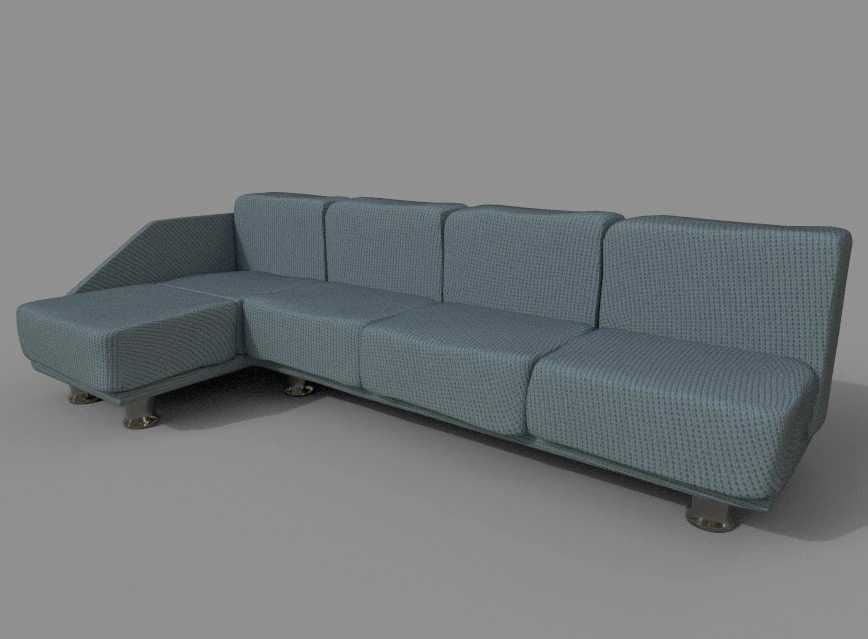 uglovoy divan 3D Model .c4d .max .obj .3ds .fbx .stl .blend