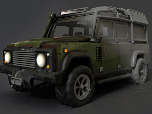 Ленд Ровер Дефендер 110 3D Модель