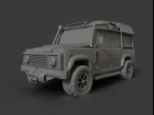 land rover defender 110 3D Model