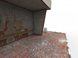 bus stop Modelo 3D