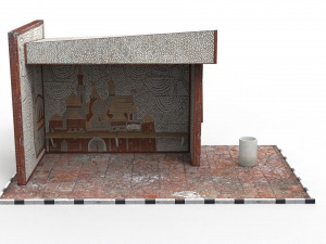 bus stop Modelo 3D